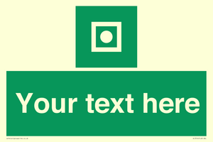 Custom sign safe condition Shipboard general alarm